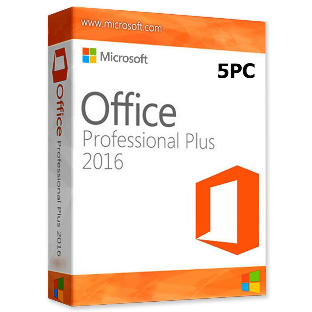 Buy Microsoft Office 2016 Professional Plus at Best Price | 5PC-license